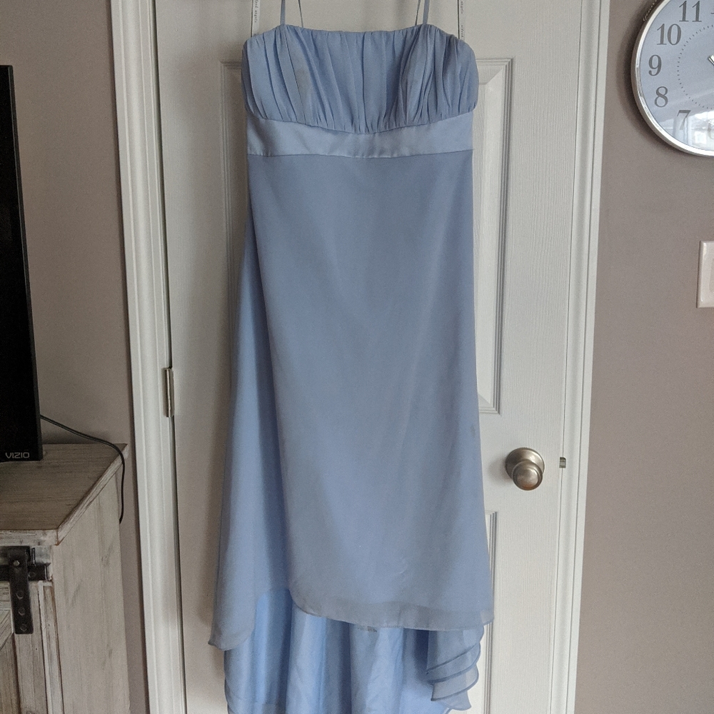 Peri blue bridesmaids/MOH wedding dress